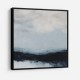 Abstract Landscape Artwork In A Cold Storm