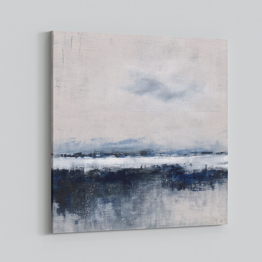 Abstract Landscape Artwork In A Cold Storm 4