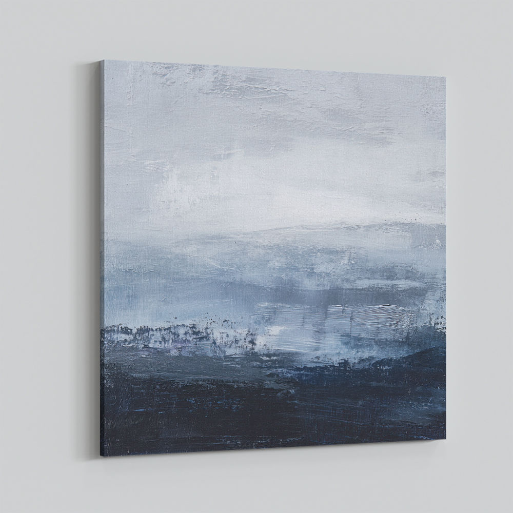 Abstract Landscape Artwork In A Cold Storm 7