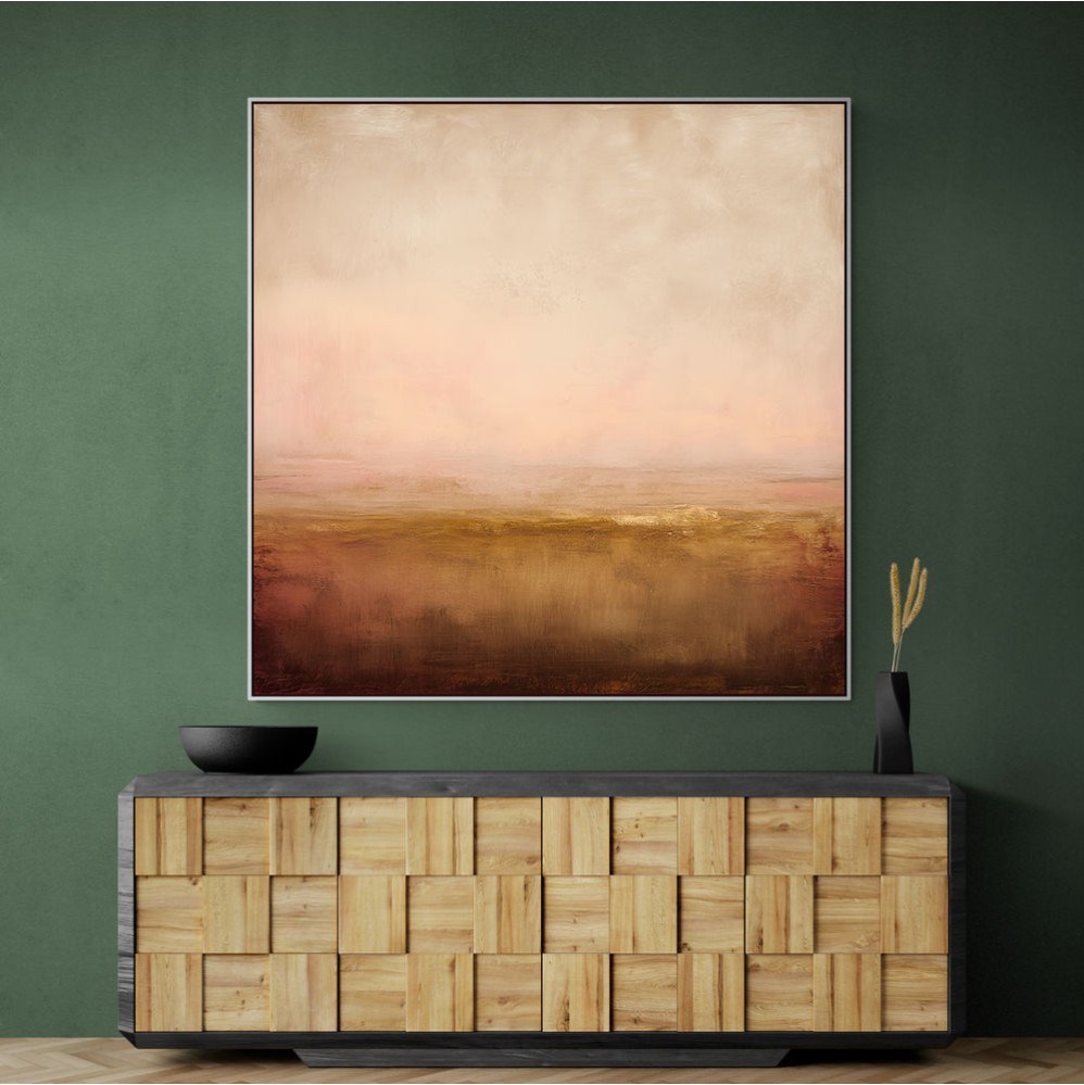 Abstract Landscape With Warm Layered Tones