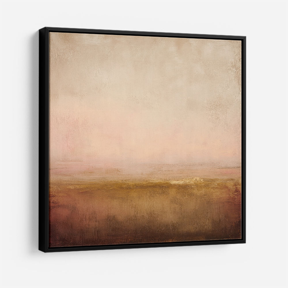 Abstract Landscape With Warm Layered Tones