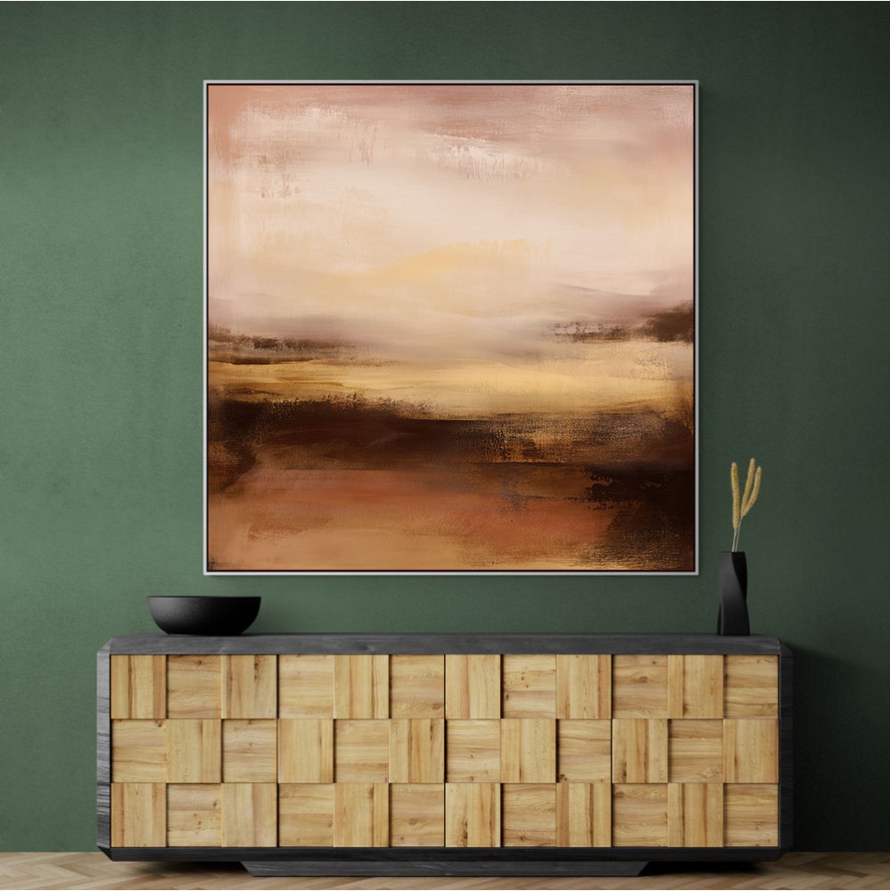 Abstract Landscape With Warm Layered Tones 6