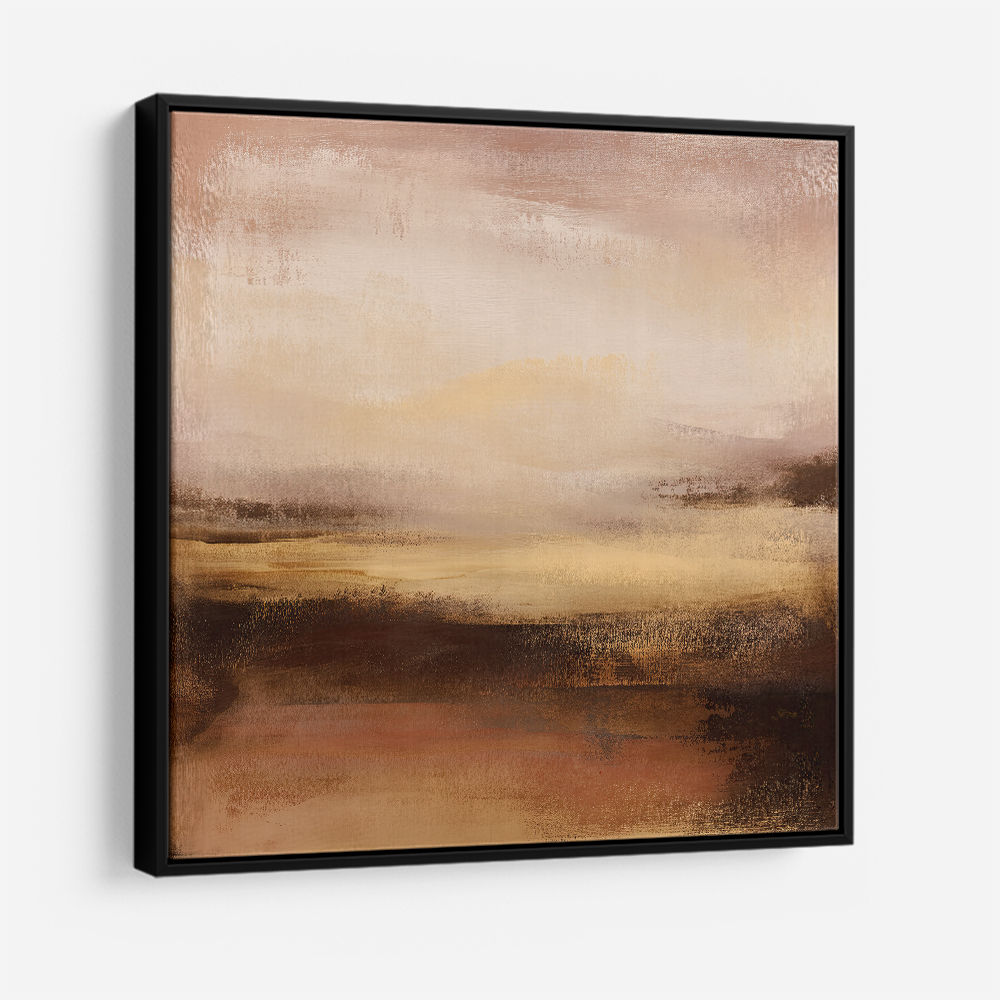 Abstract Landscape With Warm Layered Tones 6