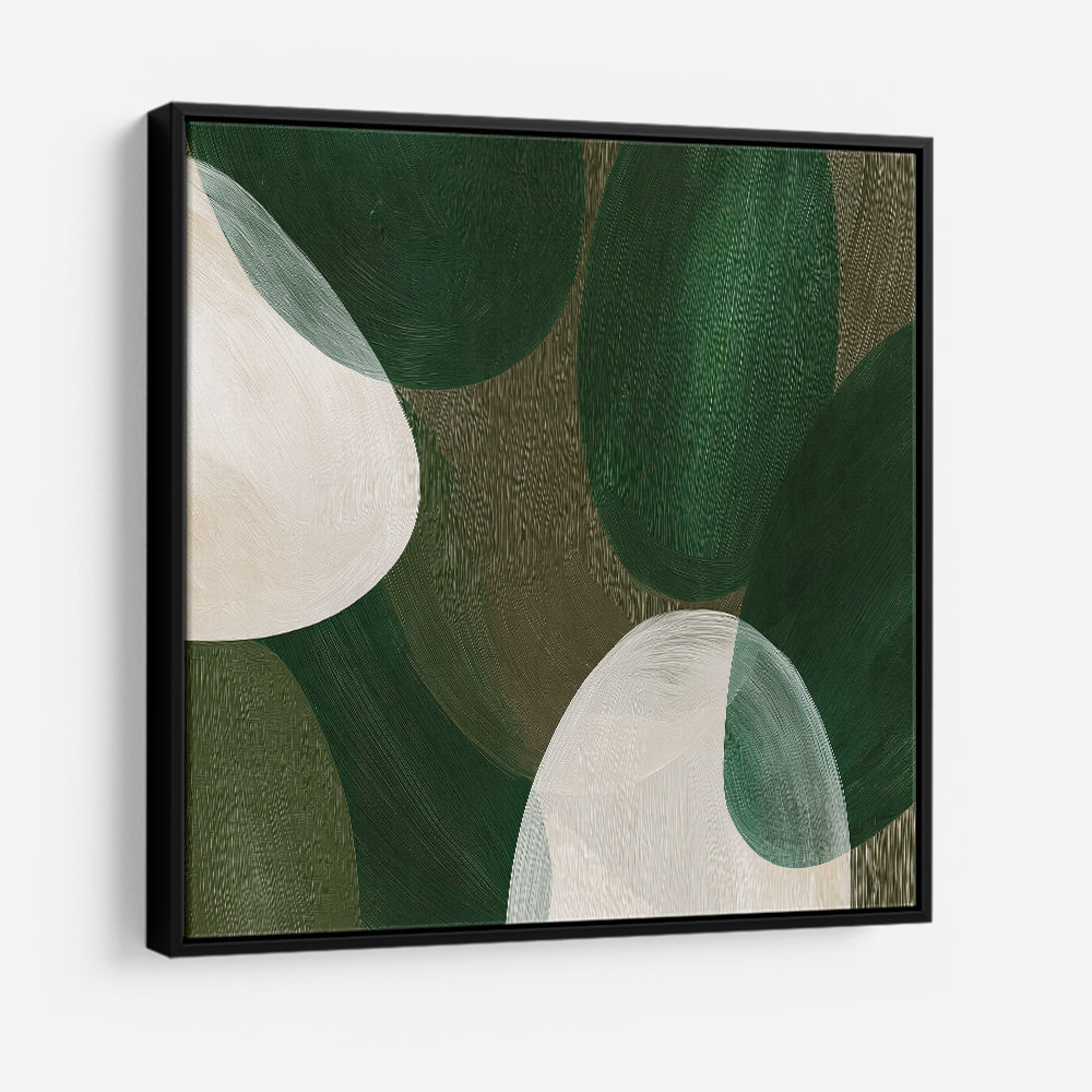 Abstract Minimalist Artwork With Overlapping Ovals 11