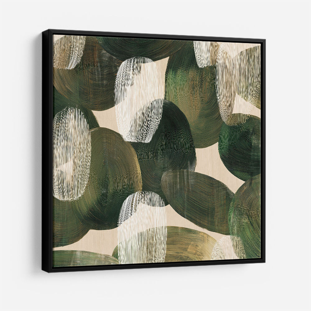 Abstract Minimalist Artwork With Overlapping Ovals 7