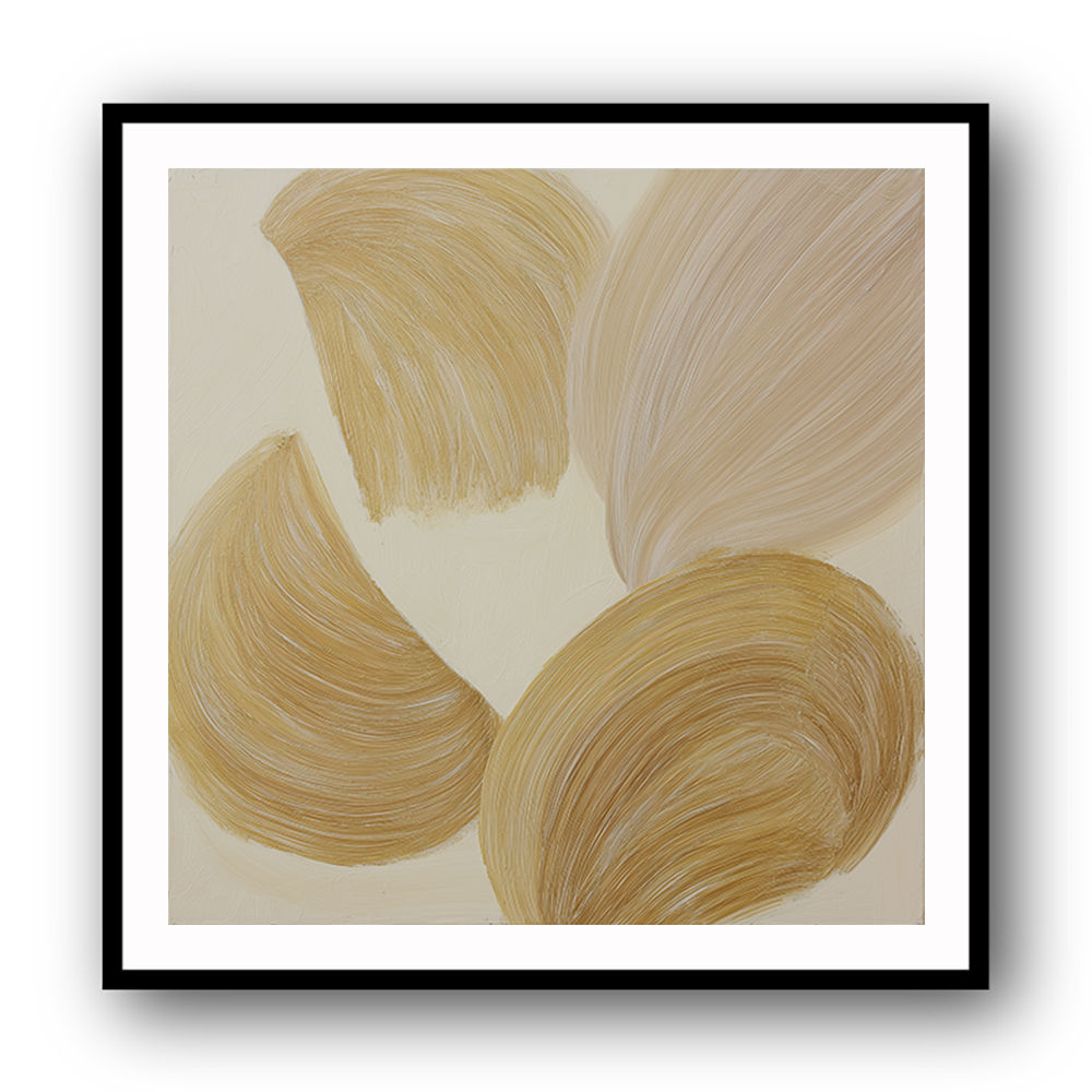 Abstract Minimalist Artwork With Three Large Overlapping Ovals 10