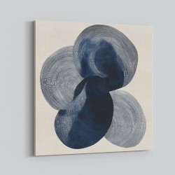 Abstract Minimalist Artwork With Three Large Overlapping Ovals 1