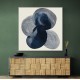 Abstract Minimalist Artwork With Three Large Overlapping Ovals 1