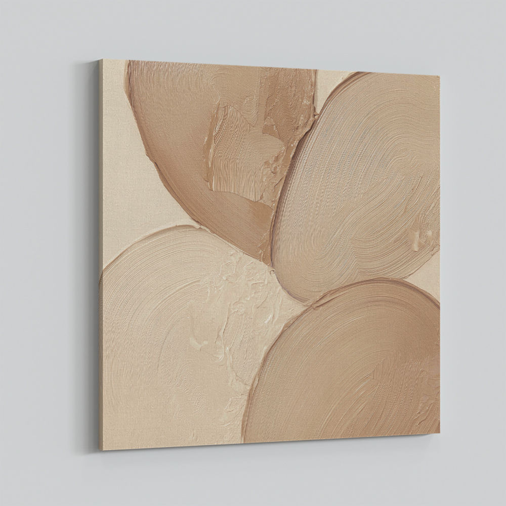 Abstract Minimalist Artwork With Three Large Overlapping Ovals 22