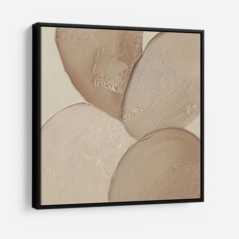 Abstract Minimalist Artwork With Three Large Overlapping Ovals 22