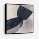 Abstract Minimalist Artwork With Three Large Overlapping Ovals 9