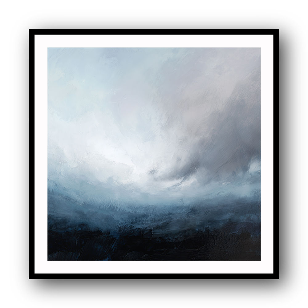 Atmospheric Abstract Artwork With Swirling Storm 6
