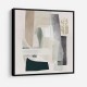 Minimalist Abstract Collage With Overlapping Organic Shapes 2