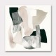 Minimalist Abstract Collage With Overlapping Organic Shapes 3