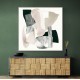 Minimalist Abstract Collage With Overlapping Organic Shapes 3
