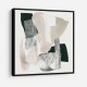 Minimalist Abstract Collage With Overlapping Organic Shapes 3