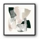Minimalist Abstract Collage With Overlapping Organic Shapes 3