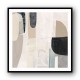 Minimalist Abstract Collage With Overlapping Organic Shapes 39