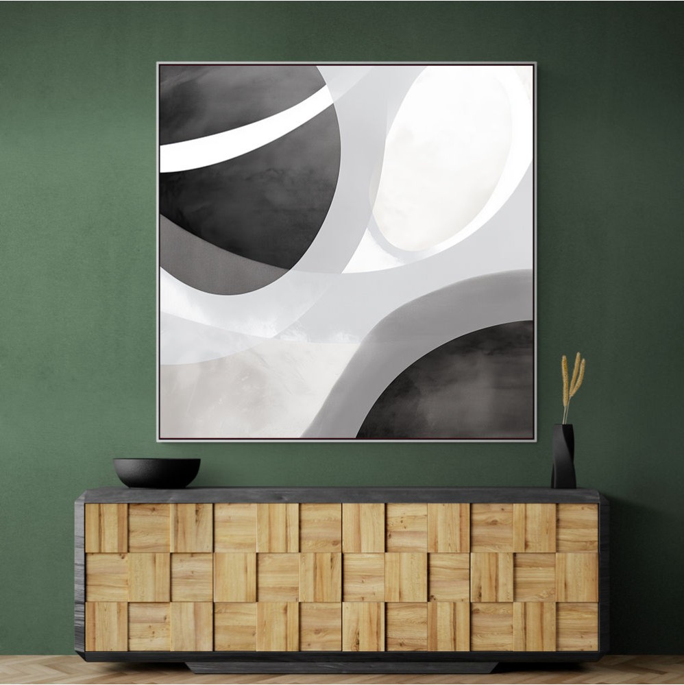 Minimalist Abstract Design With Organic Curved Shape 2