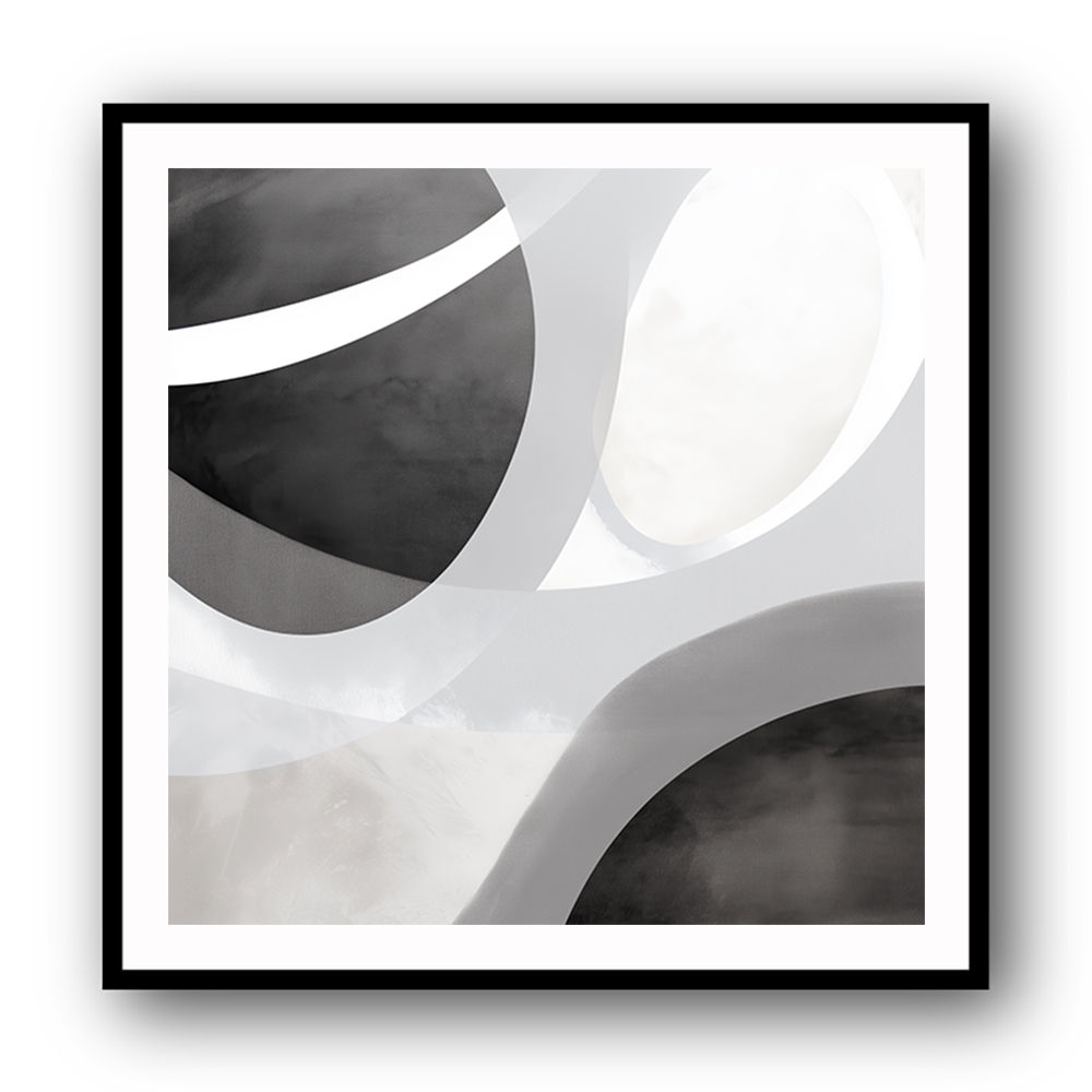 Minimalist Abstract Design With Organic Curved Shape 2