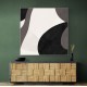 Minimalist Abstract Design With Organic Curved Shape 3