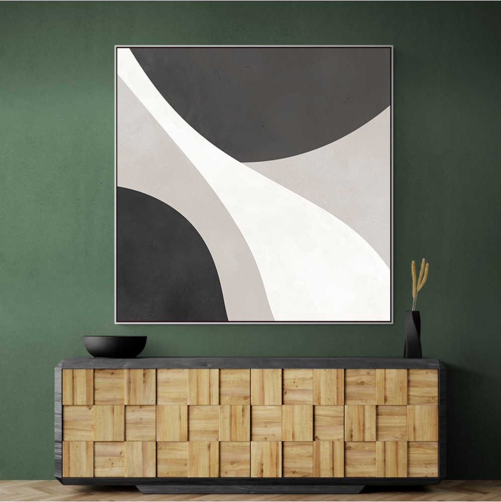 Minimalist Abstract Design With Organic Curved Shape 4