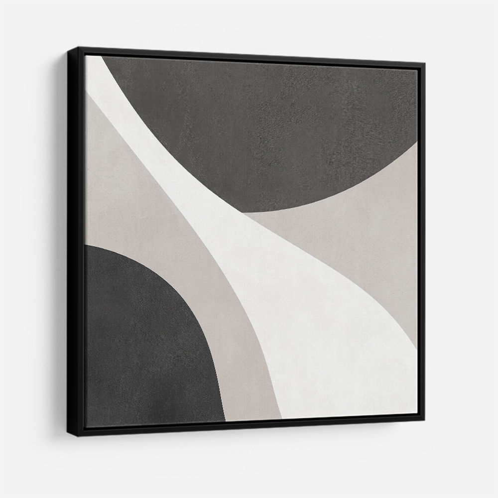 Minimalist Abstract Design With Organic Curved Shape 4