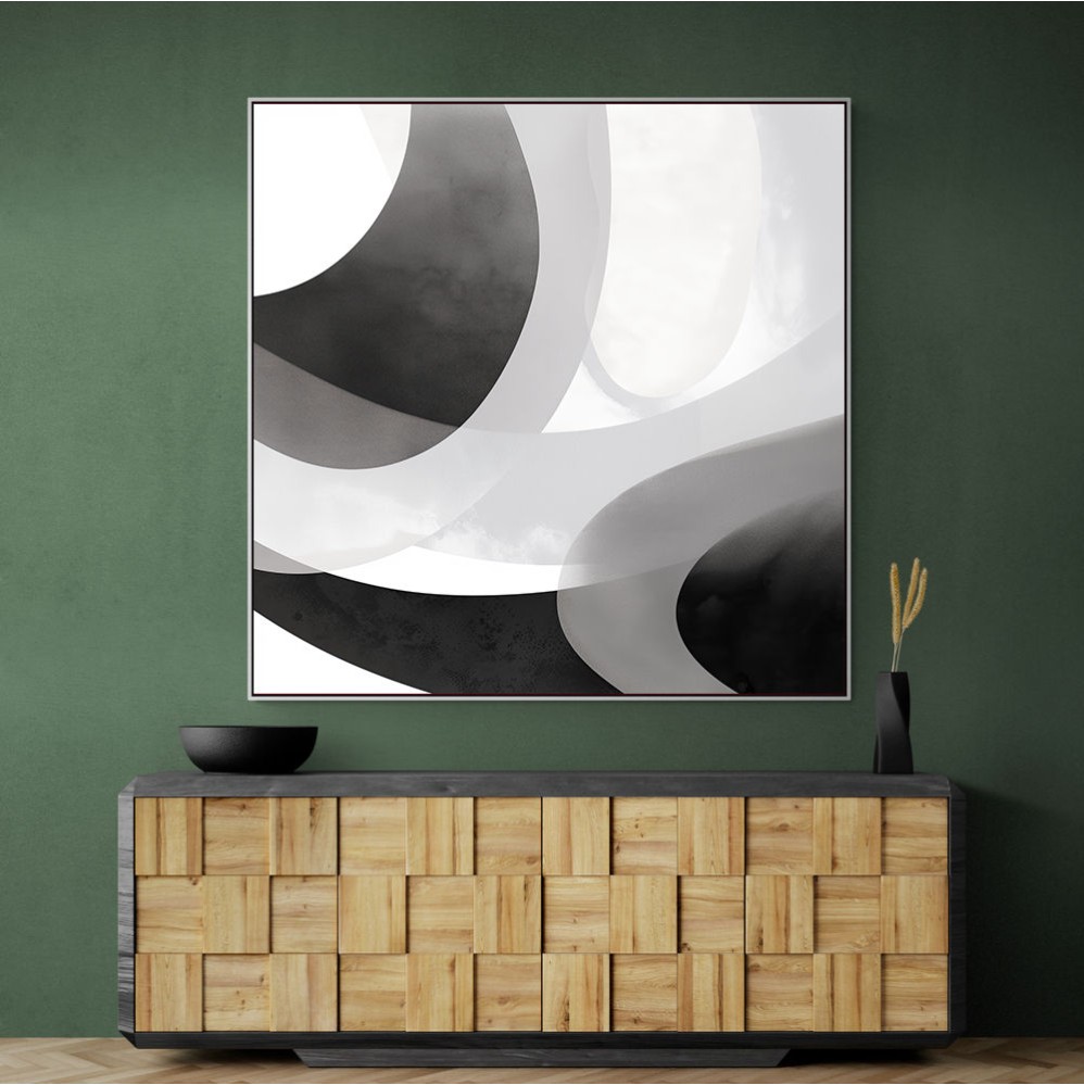 Minimalist Abstract Design With Organic Curved Shape 5