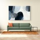 Abstract Minimalist Landscape Artwork With Overlapping Ovals 5