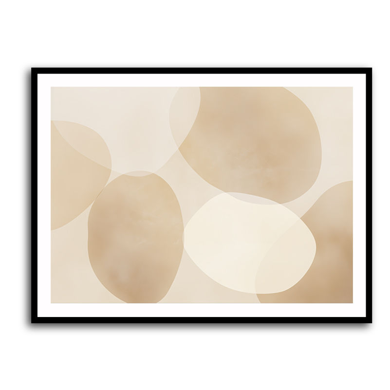 Minimalist Abstract Art Featuring Large Soft Edged  62