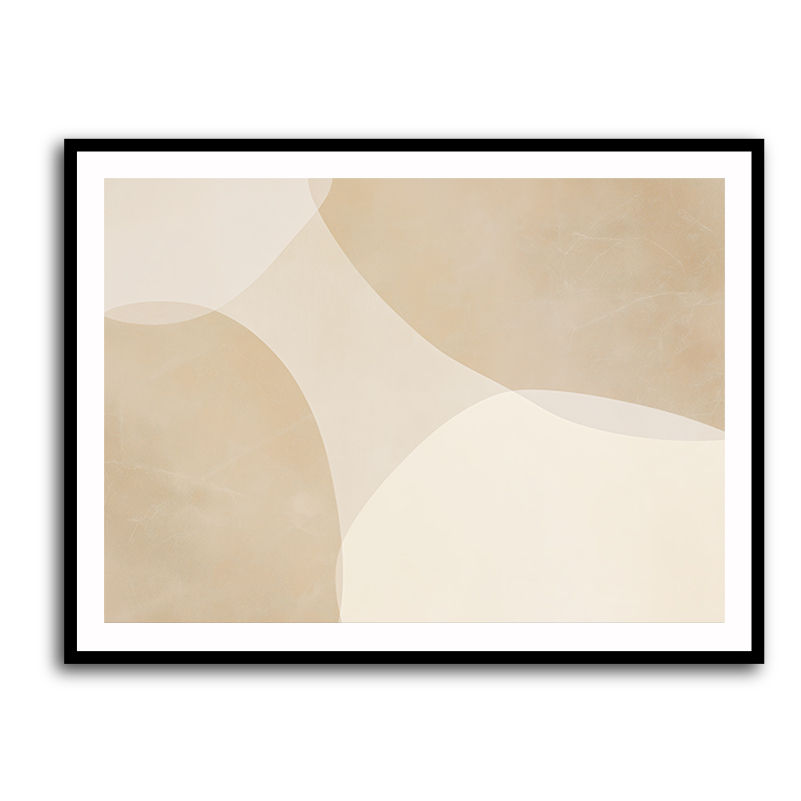 Minimalist Abstract Art Featuring Large Soft Edged  65