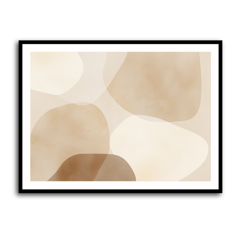 Minimalist Abstract Art Featuring Large Soft Edged  69