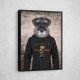 Schnauzer Dog in a Hoodie