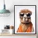 Cool Camel in Sunglasses 2 Wall Art