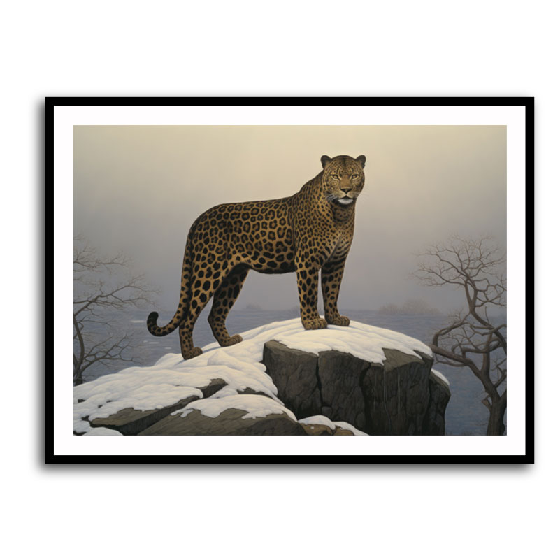 Mountain Snowy Leopard