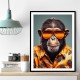 Hawaiian Chimp Wall Art