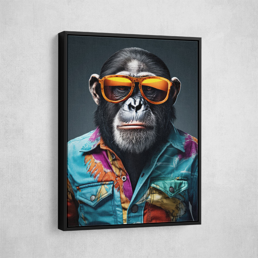 Hawaiian Chimp 2 Wall Art