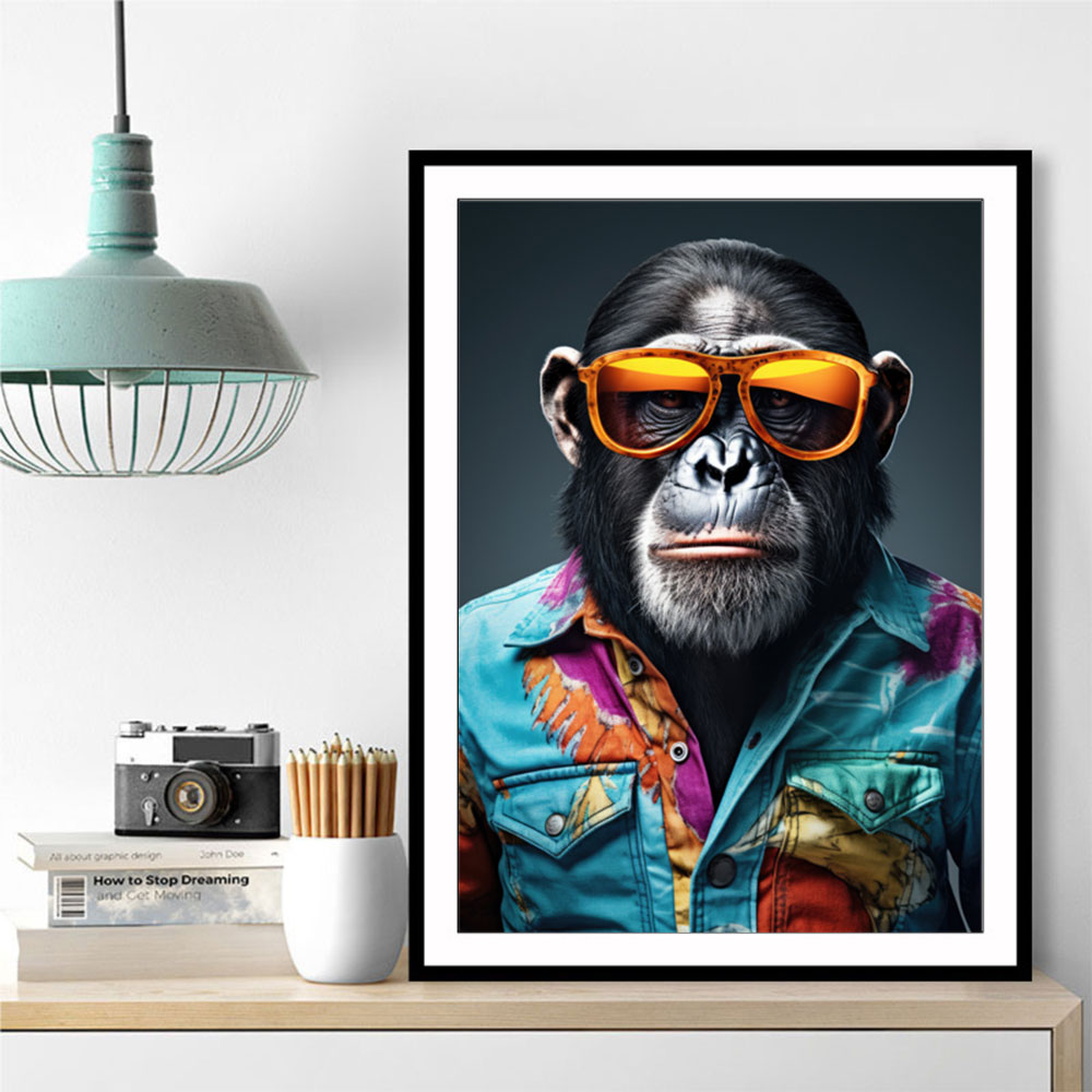 Hawaiian Chimp 2 Wall Art