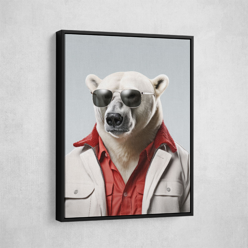 Dope Polar Bear Wall Art