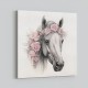 Arabian Horse with Flowers 2 Wall Art