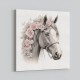 Arabian Horse with Flowers 4 Wall Art
