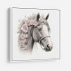 Arabian Horse with Flowers 4 Wall Art