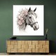 Arabian Horse with Flowers 5 Wall Art