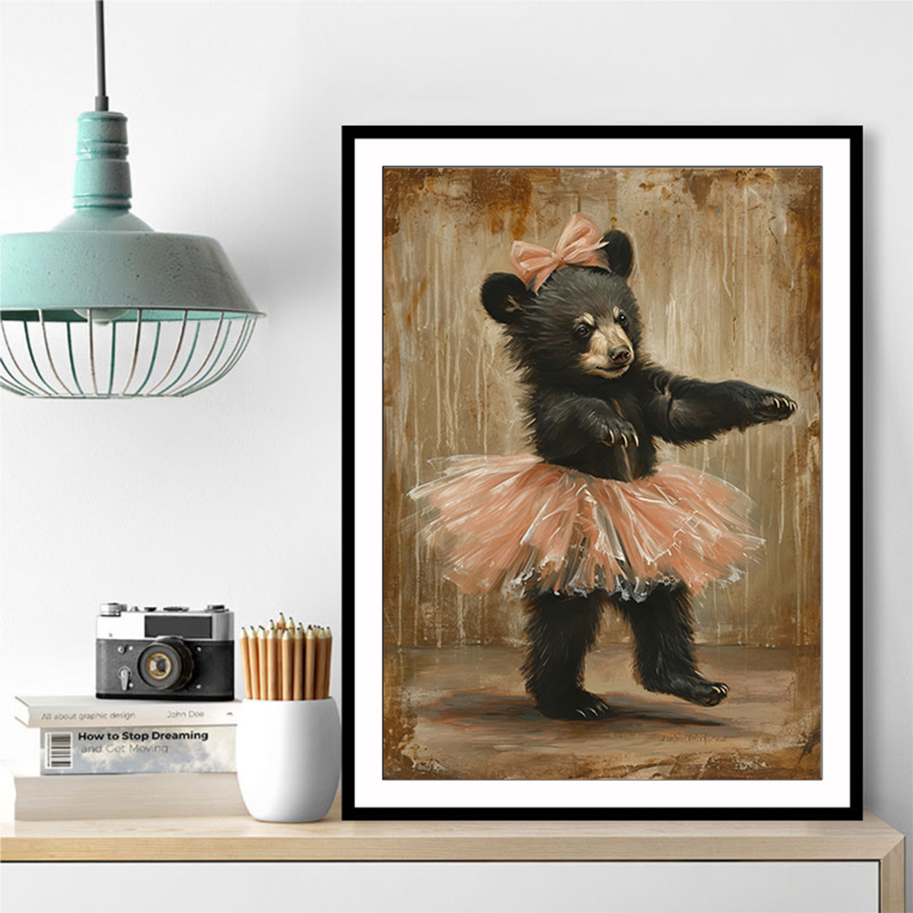 Baby Black Bear Tutu Dancer