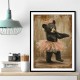 Baby Black Bear Tutu Dancer