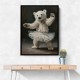 Baby Polar Bear Dancing in a White Tutu Wall Art