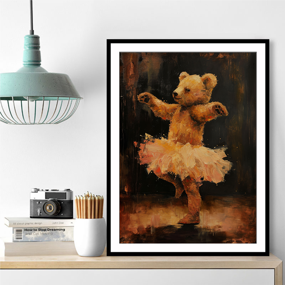 Teddy Bear Dancing in a Tutu