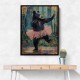 Black Bear Dancing in a Pink Tutu
