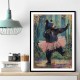 Black Bear Dancing in a Pink Tutu