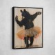 Black Bear Dancing in a Tutu